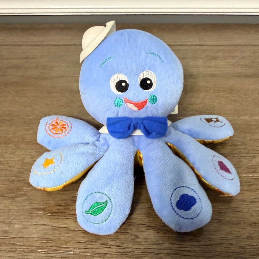Baby‎ Einstein Octopus Musical Language Developmental Toy Plush Tested and Works